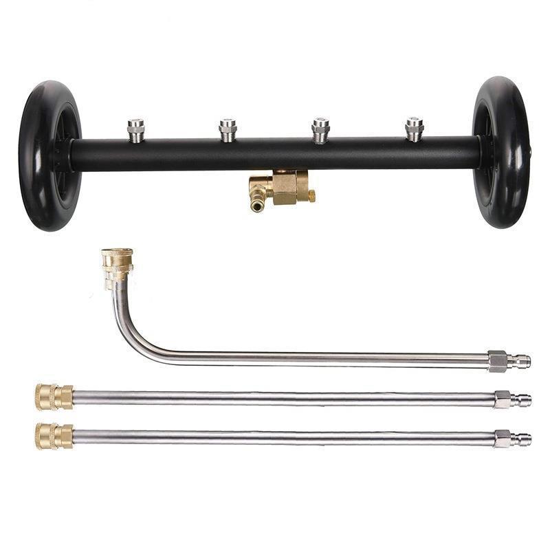 4孔5孔7孔万向轮移动洗车工具高压洗车机配件路面清洗汽车底盘清