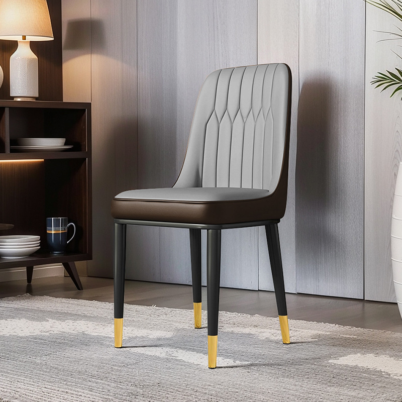 Silla de comedor blanda para el hogar, apartamento pequeño, restaurante nórdico moderno y sencillo, respaldo grueso, silla de mahjong, silla de comedor cómoda