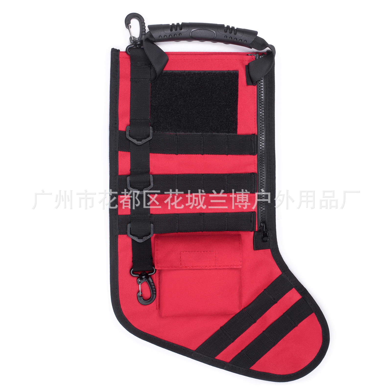 Tactical calcetines de navidad MOLLE bolsa militar paquete de accesorios de almacenamiento bolsa de navidad calcetines colgando adorno deportes al aire libre para adultos
