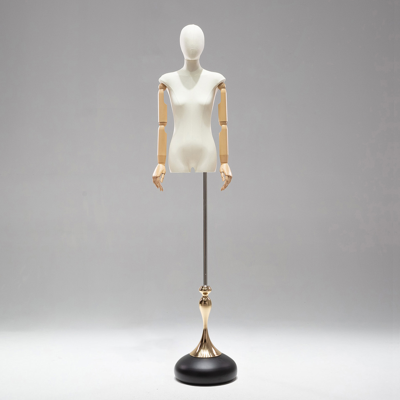 Modelo de accesorios tienda de ropa de mujer maniquí de gota de agua base ventana de pantalla de cuerpo de vestido de boda exhibición de cuerpo humano marco de modelo