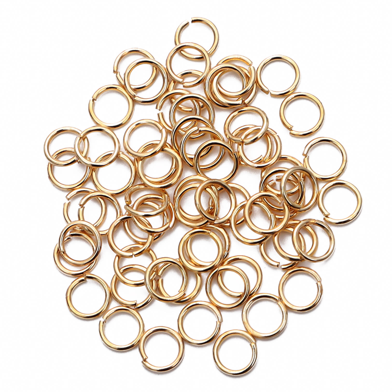 1#0.5*3mm KC 골드| 철 단일 원형, 약 500개