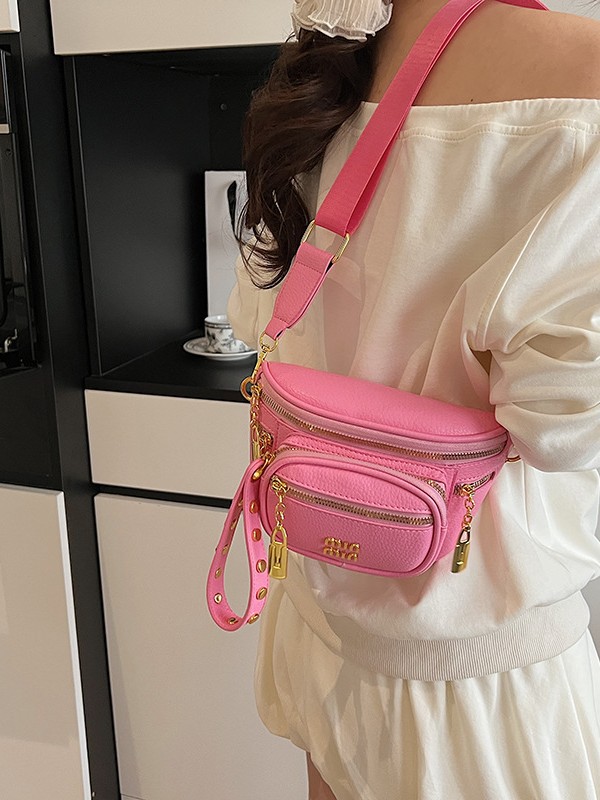 Bolso de pecho de mujer de alta gama Bolso de mensajero de moda de nueva tendencia transfronteriza Bolso de hombro de diseño multicapa de nicho para mujer