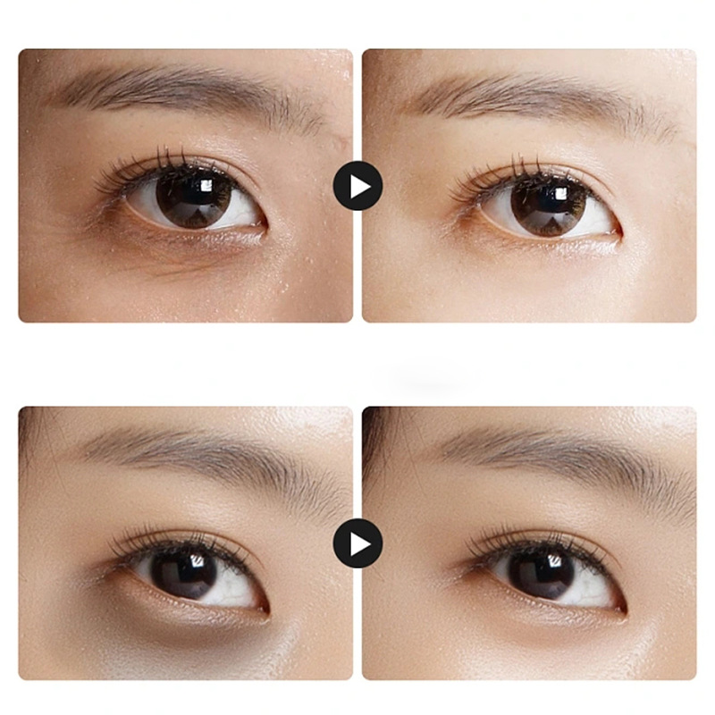 Máscara de ojo de oro exclusiva transfronteriza rosa en stock embalaje de comercio exterior al por mayor versión inglesa máscara de ojo de cristal procesamiento OEM