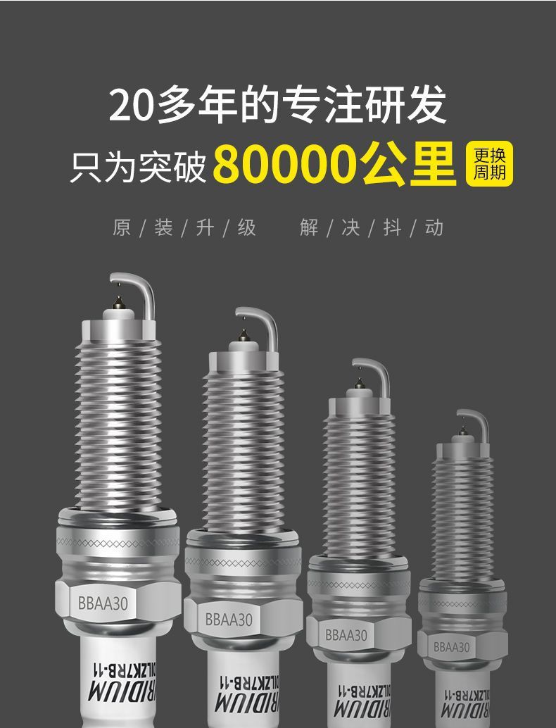 L5U Kolint Double Iridium Spark Plug Suitable for Volkswagen Polo Bora Lavida Sagitar Magotan CC Passa