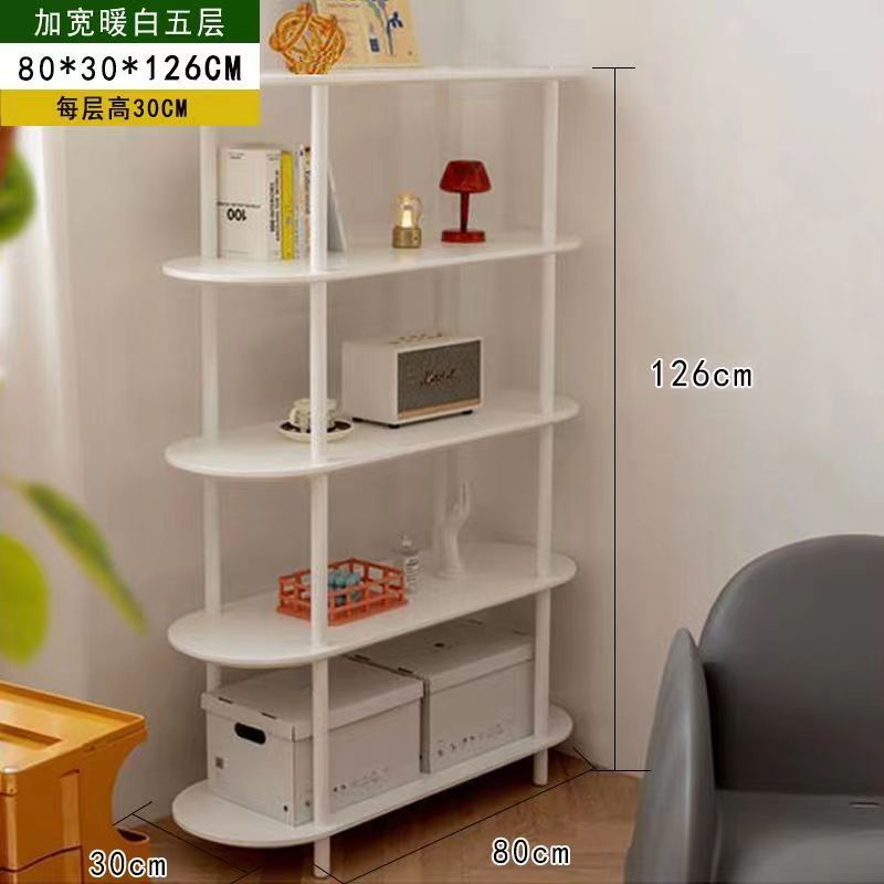 Estante de almacenamiento fácil de aterrizar estante de almacenamiento multifuncional para estante de exhibición de almacenamiento al lado de la cama de la sala de estar multicapa