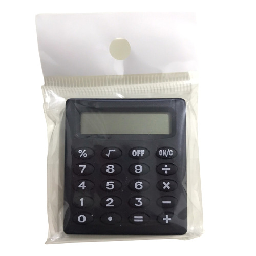 Popular al por mayor nuevo exótico mini color multi-funcional pequeña calculadora cuadrada estudiante regalo computadora papelería