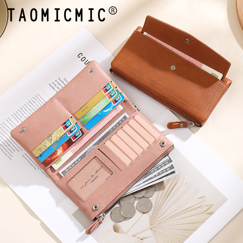 Cross-Border Autumn New Anti-Theft Wallet 80% off Women's Large Capacity Long Multi-Card Slot Ins European and American Style Wallet