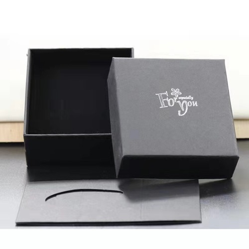 Jewelry Box Black Empty Ring Earrings Bracelet Chain Bracelet Necklace Jewelry Packaging Small Gift Box
