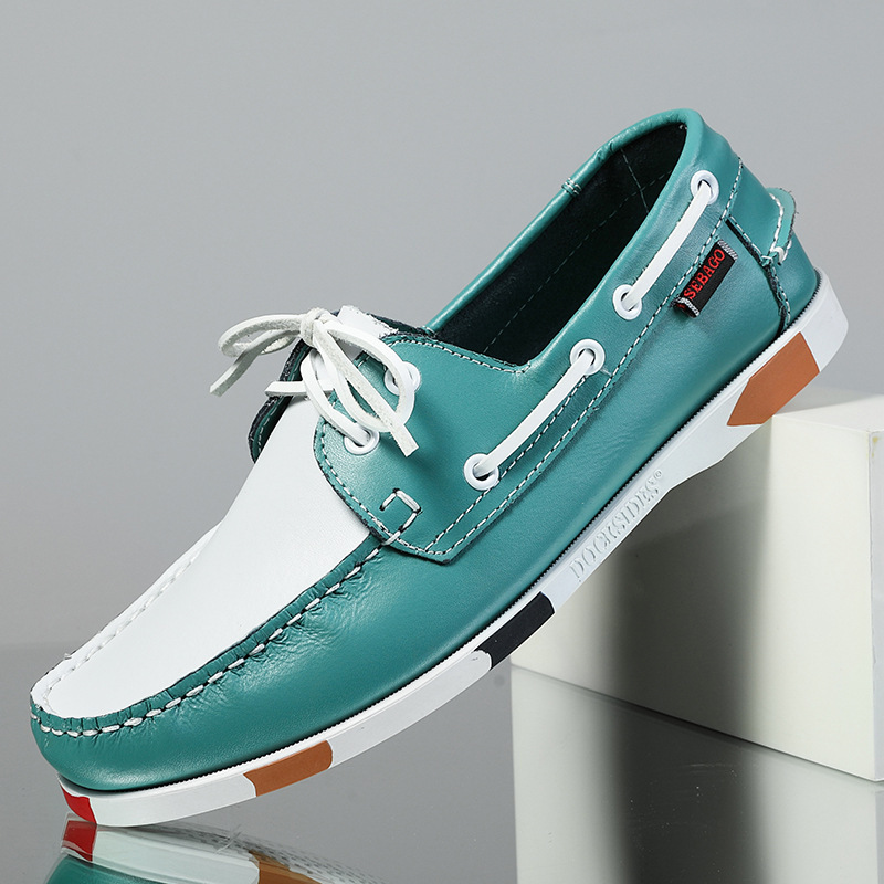 Wholesale Quality Men's Shoes Sailing Shoes Leather Shoes Men's Large Size Breathable Shoes Trendy Shoes Casual Shoes Foreign Trade Men's Leather Shoes