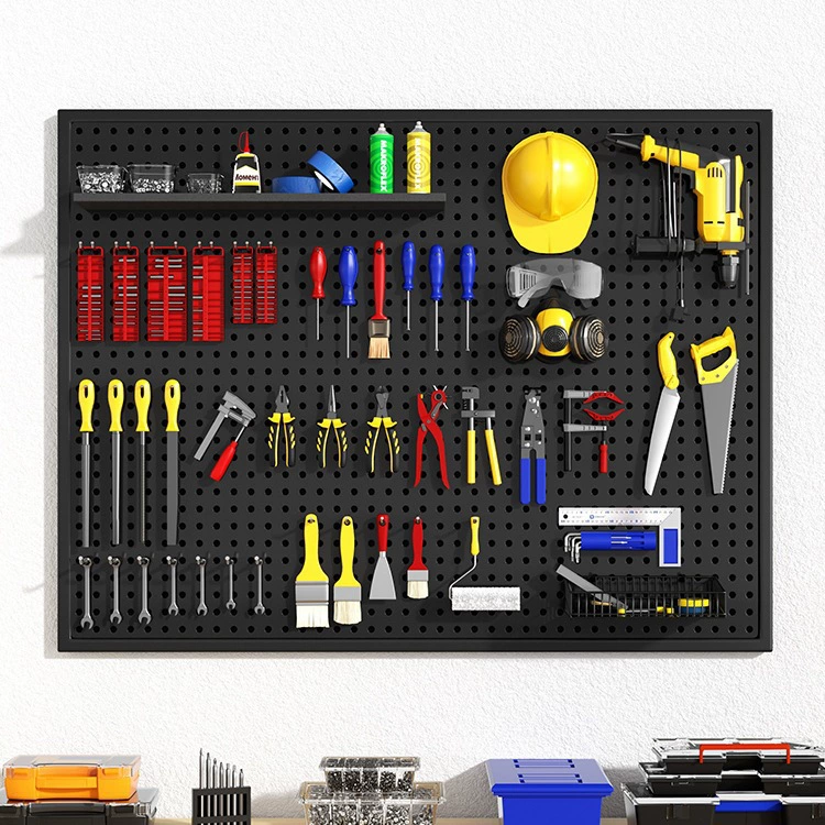 Инструмент стены дырки панели подвесной пластины настенный держатель для перфорированной пластины металлической нержавеющей стали для хранения полки