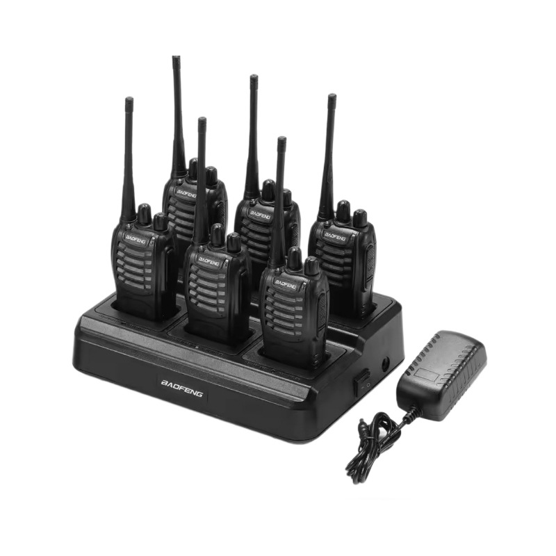 Fuente de fábrica de comercio exterior al por mayor Baofeng intercomunicador BF - 888S portátil bidireccional al aire libre 6 conjuntos de grandes obras civiles