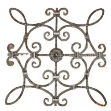 供应铁艺配件(图)  铁艺围栏配件 铁花、楼梯杆等 铁艺厂家直销