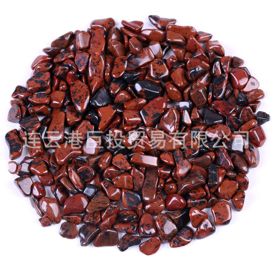 100 tipos de piedra triturada de 7 - 9mm cristal natural jade ágata espécimen de piedra preciosa marco de fotos transfronterizo mano suministro Amazon