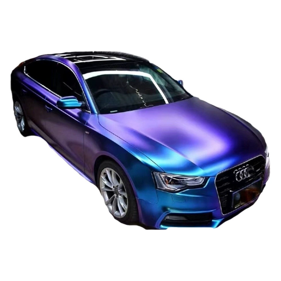 Автомобильная изменяемая пленка кузова автомобиля изменяет цвет фиолетового цвета синий компьютерная защитная пленка