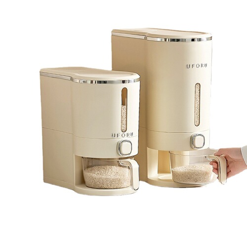 Pressing Rice Bucket Household Food Grade Rice and Grains Storage Box Moisture-proof Anti-insect Sealed Flour Storage Tank Rice Box 