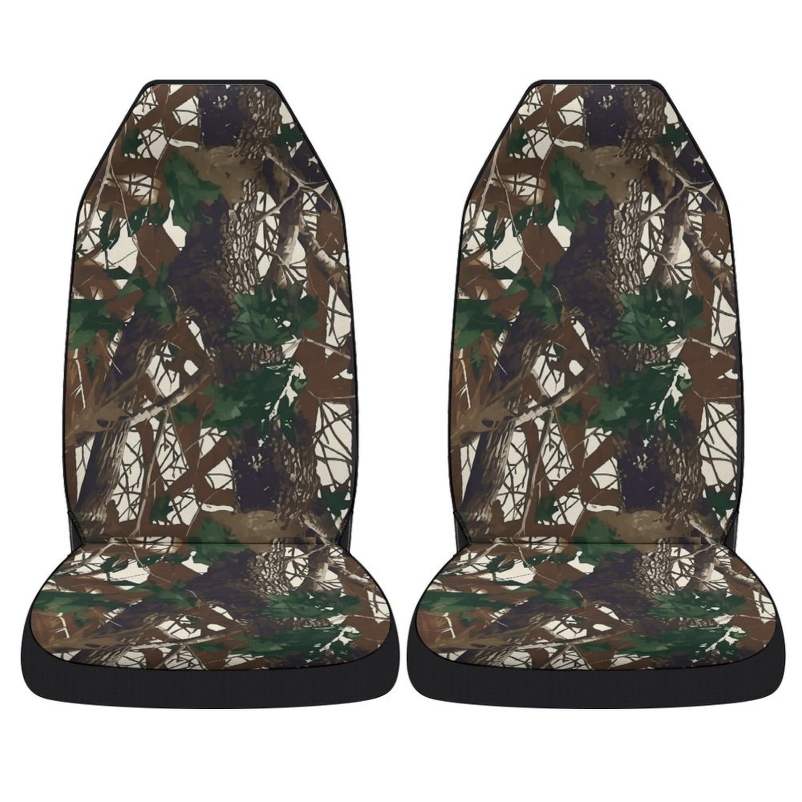 Universal car seat cover with camouflage print, suitable for all seasons, single driver's seat cover, car seat cushion cover