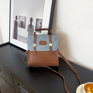 2023 autumn new backpack niche design bag women's portable schoolbag Korean casual travel backpack