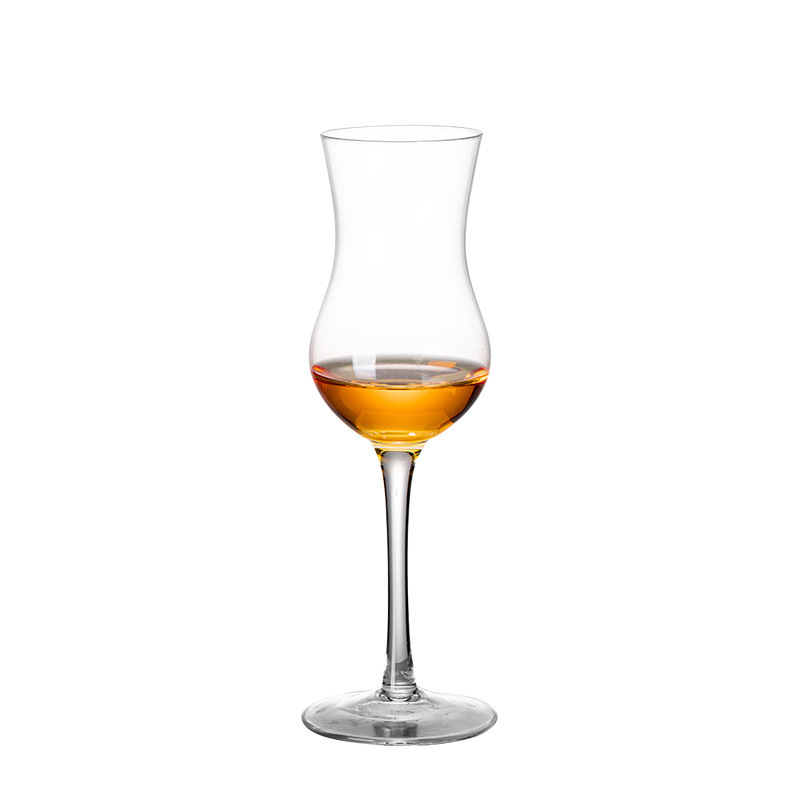 Taza de olor de vidrio internacional Taza de degustación de whisky Taza de prueba Taza de tulipán Taza de vino dulce Taza de bebida pura profesional ISO