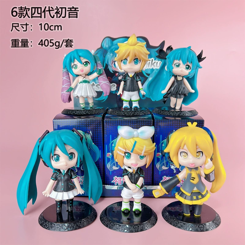 Фигурка в слепом боксе (Hatsune Miku) чиби 2D с блёстками — случайная штука или набор