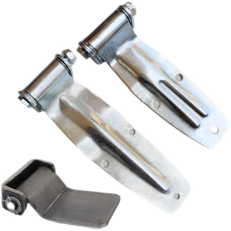 Bisagra para camión, bisagra galvanizada para contenedor, cerradura, remolque de camión de caja, bisagra de soldadura para puerta de caja de camión refrigerado