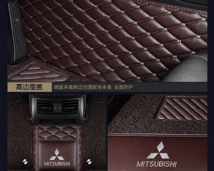 Suitable for Mitsubishi Outlander, Eclipse Cross, Pajero, right-hand drive Lancer, Galant, and Junge full-coverage car floor mats