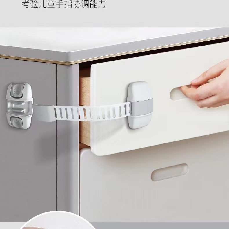 Cerradura de seguridad para niños cerradura del cajón cerradura del refrigerador cerradura de seguridad de protección del bebé cerradura de la puerta del gabinete