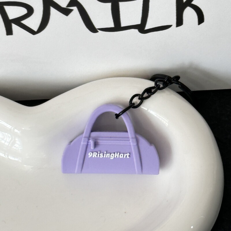 新款迷你健身器材创意钥匙扣礼品配饰环保软胶韩系背包挂件装饰品|undefined