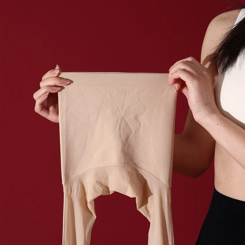360 безшовные черные шелковые носки с скрытой подпоркой попы, масло-подобные носки, сексуальные талию высокой талией, бесшовные носки с масляной текстурой 0D Аврора