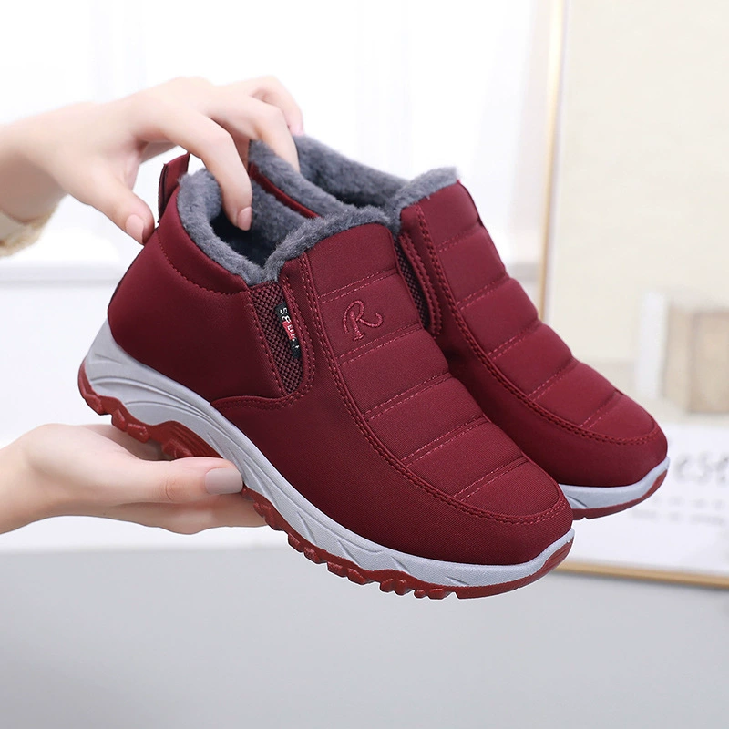 Winter warm footwear, boots for men and women, shoes for beloved, for middle age