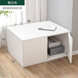 Bay Window Cabinet Balcony Storage Cabinet Locker Floor Sitting Low Cabinet Storage Cabinet Large Capacity Grocery Cabinet Home Floor Cabinet