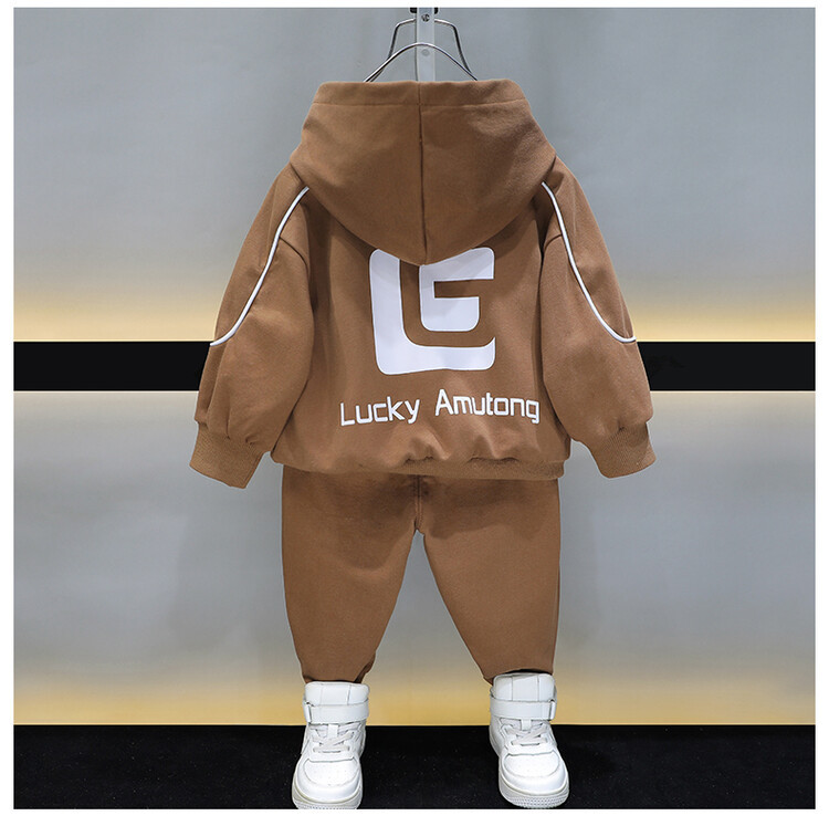 Drenge kortreb 2023 forår og efterår sæson Ny smuk sweater i to dele Baby Trendy børnetøj_voghion.com