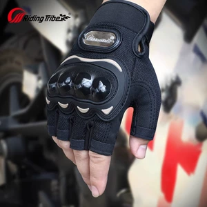 PRO-BIKER sürüşməyən, yarımbarmaq motosiklet əlcəkləri, nəfəs alan