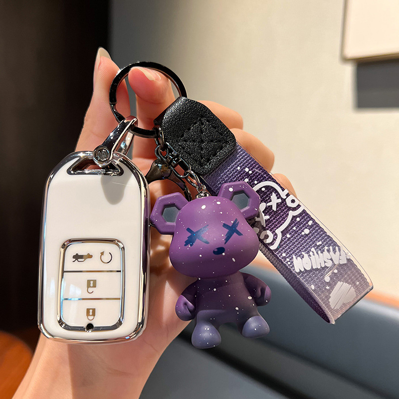 Imágenes aplicables Funda para llaves de coche Nuevo Civic Accord crv de décima generación Binzhi xrv Crown Road Lingpai Fit Shell Hebilla