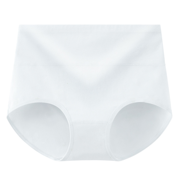 Ropa interior de mujer entrepierna de algodón cintura alta vientre contracción Levantamiento de cadera primavera y verano más calzoncillos ropa interior de niña tela de algodón