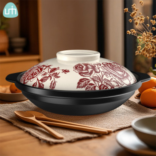 Household Casserole Pot Rice Japanese-style Ceramic High Temperature Resistant Gas Stove Special Dry-burning Non-cracking Open Fire Casserole