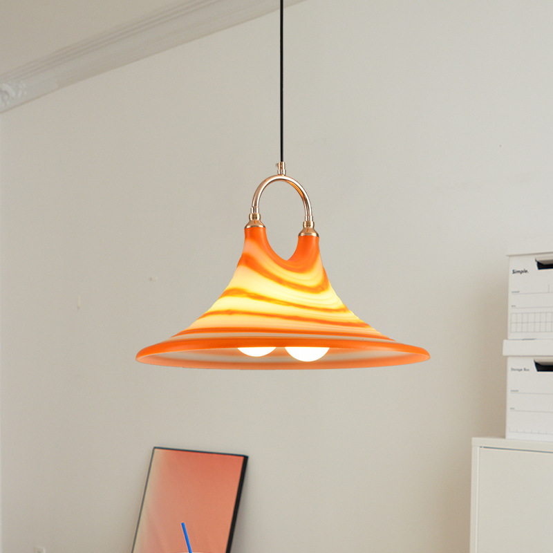 Landelier de comedor medieval retro pintado bocina atmósfera sala de estar mesa de comedor bar pasillo dormitorio pequeño candelier cabezal de cama