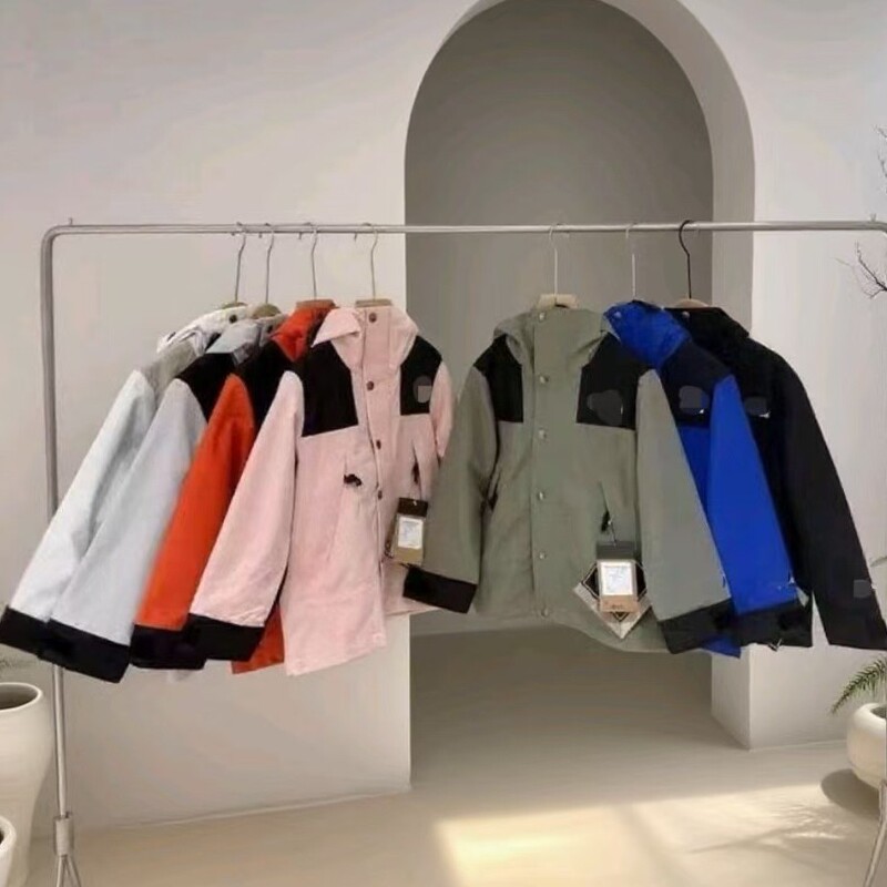 American Version of the 1990 North Face Outdoor Jacket for Kids, Waterproof and Windproof, Fully Taped Tn Children's Hooded Jacket for Boys and Girls