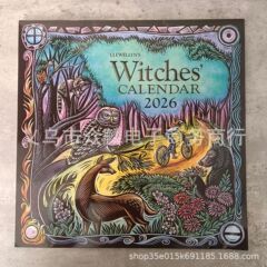 新款 2026 Witches Calendar  2026 年女巫日历 办公桌面创意日历