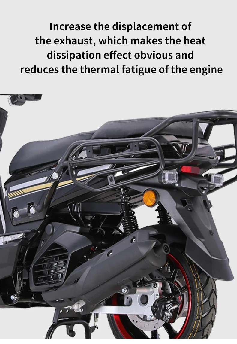 New Year Export Fuel Ws Defender Motorcycle 150Cc Adult Fuel-Saving Scooter Available for Wholesale