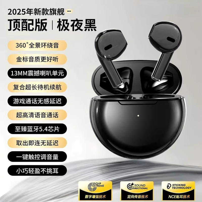 2025 新しい Huaqiangbei ワイヤレス Bluetooth イヤホン pro4 ノイズリダクション高品質クロスボーダー Apple Android Huawei に適しています|undefined