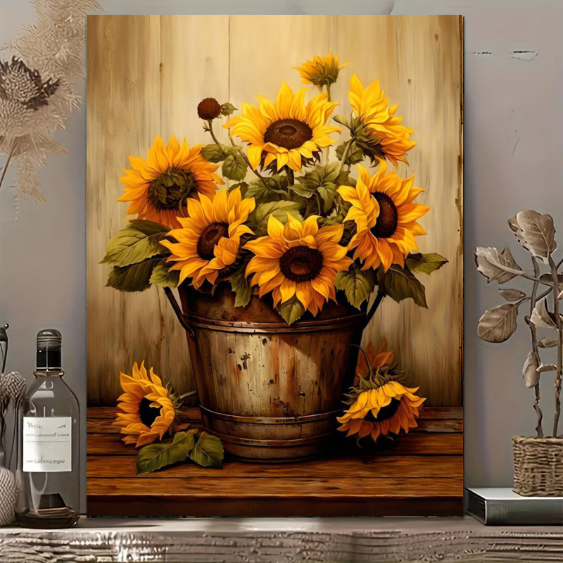 Pintura al óleo digital DIY paisaje nocturno estrellado pintura decorativa acrílico descompresión manual curar pintura colgante