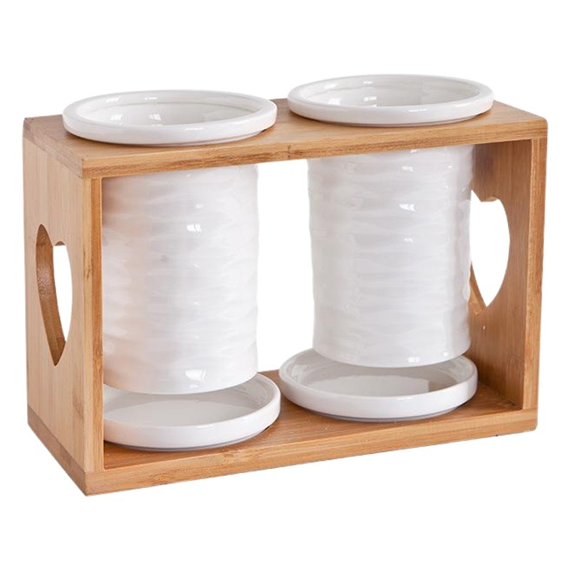 Hogar de estilo coreano cocina creativa drenaje palillos de cerámica titular palillos jaula de estilo japonés