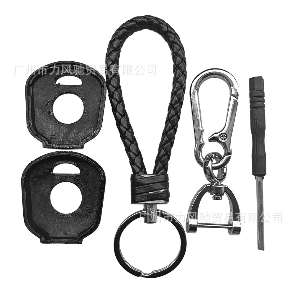 Para Honda CB400 CBR17 22 23 29 período VFR30 llavero de motocicleta con patrón de fibra de carbono