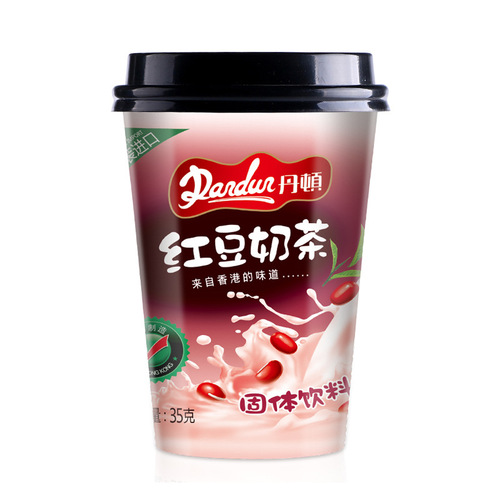 Strictly selected DANDUN brand milk tea from Hong Kong, wholesale cup-packaged instant beverage, hot-selling 35g