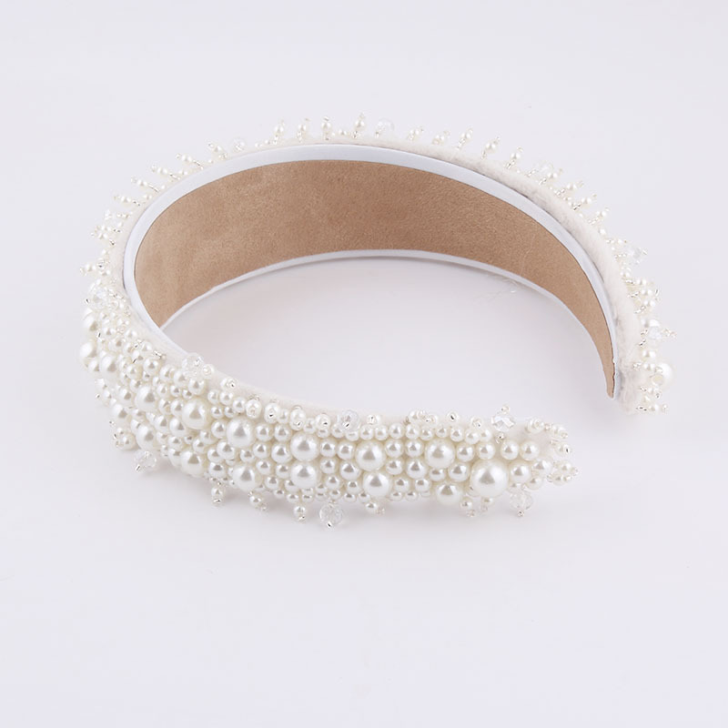 Fashion Pearl Particles Fringed Bridal Headband display picture 6