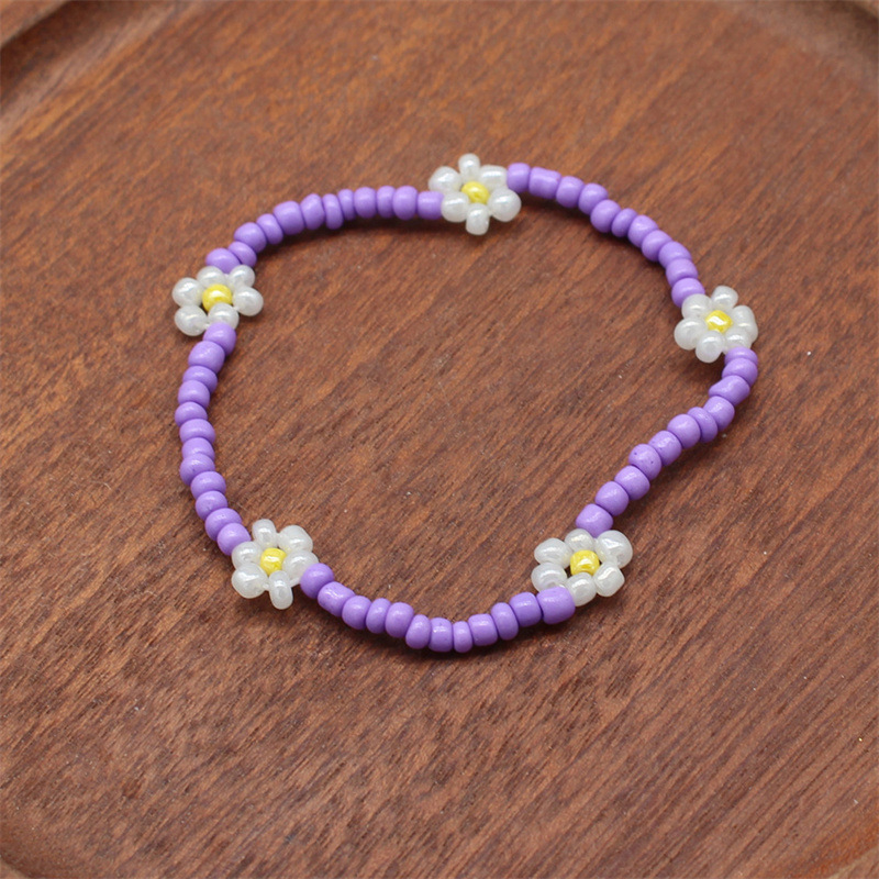 Retro Flower Beaded Women's Bracelets 1 Piece display picture 3