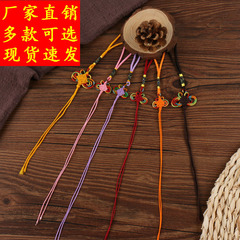 Polyester jade thread colorful small lantern Chinese knot handmade three-dimensional small Chinese knot large quantity discount
