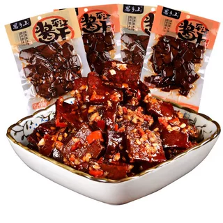 【思乡山】湖南特产平江酱干豆干小吃香辣豆干125g/包麻辣休闲零