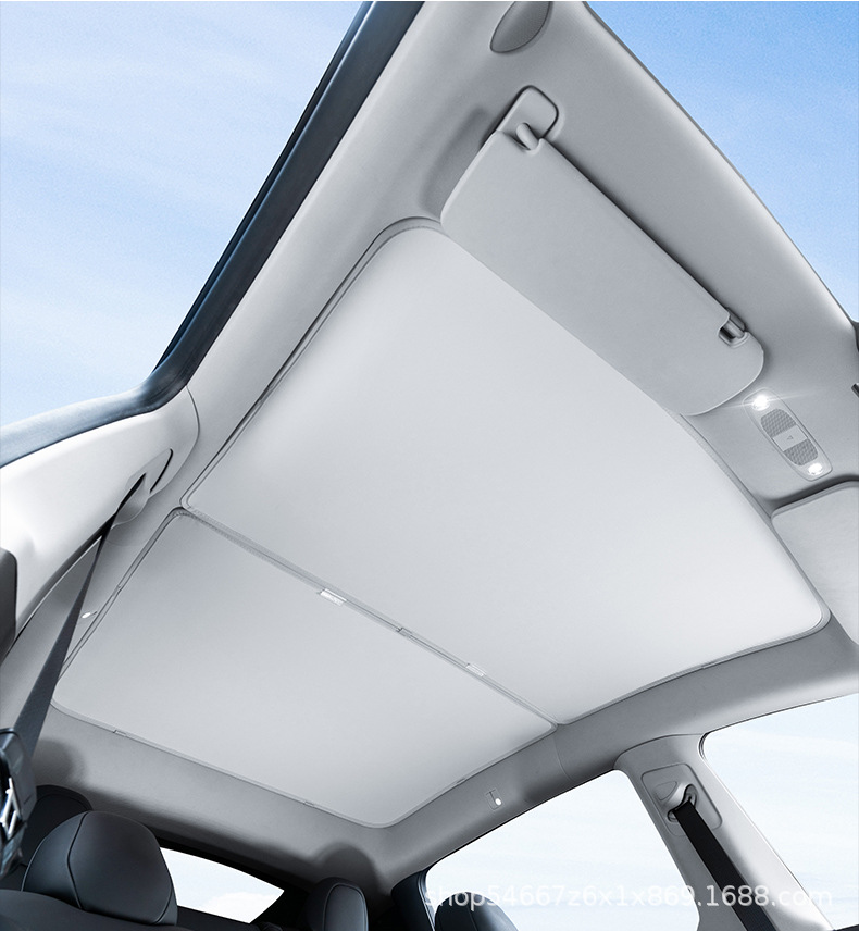 Suitable for Tesla Model 3/Y/Yl Sunroof Sunshade Replacement Y Car Roof Sun Protection and Heat Insulation Canopy Sunshade