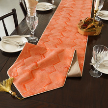 轻奢桌旗北欧现代简约欧式茶几餐桌桌布高档奢华桌旗美式长条装饰